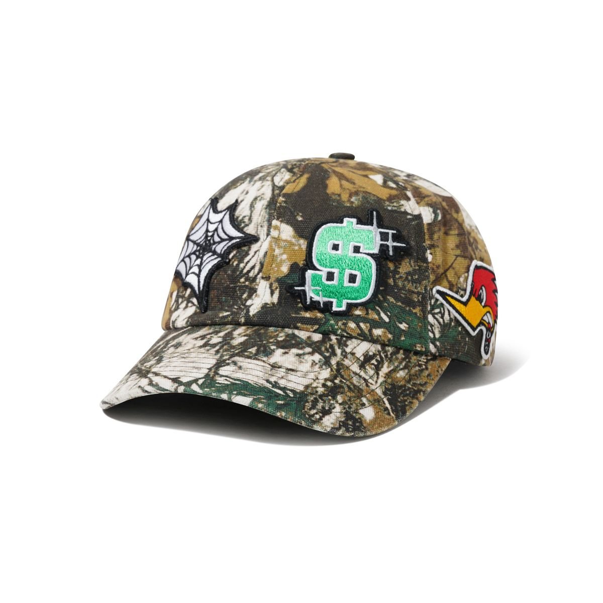 Cash Only Service 6 Panel Cap in Foliage Camo - Goodnews Skateshop