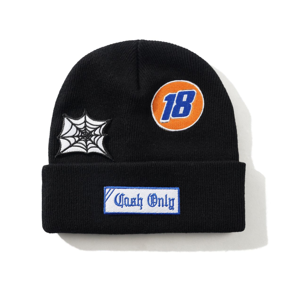 Cash Only Service Beanie in Black - Goodnews Skateshop