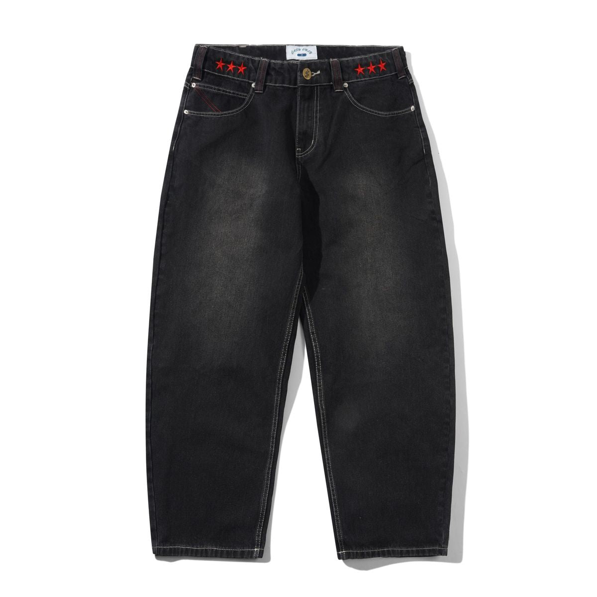 Cash Only Stars Denim Jeans in Washed Black - Goodnews Skateshop