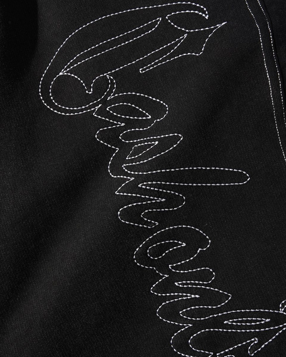 Cash Only Stripe Fleece Sweatpants in Washed Black - Goodnews Skateshop