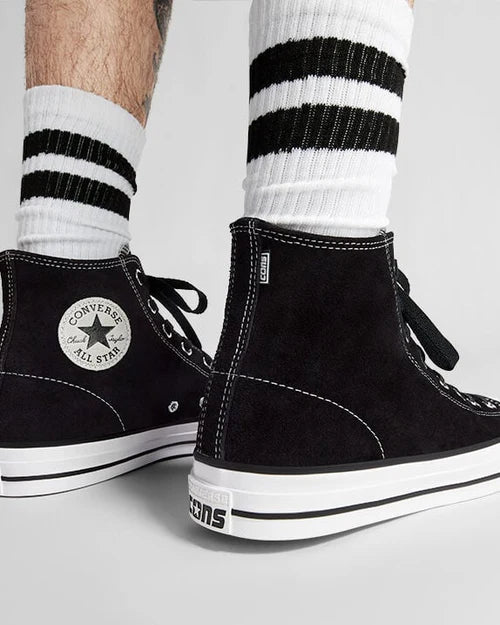Converse CONS CTAS Pro Hi in Black/Black/White - Goodnews Skateshop
