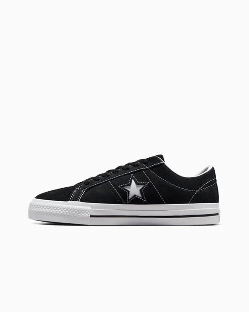 Converse CONS One Star Pro OX Black/Black/White - Goodnews Skateshop