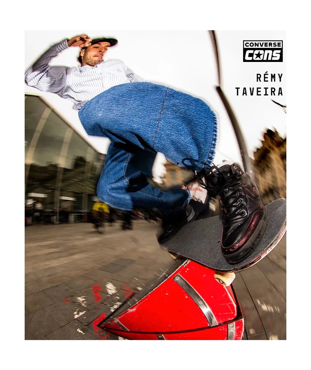 Converse CONS Remy Taveira Fastbreak Pro Mid in Wear Away Black/Black/Black/Black - Goodnews Skateshop