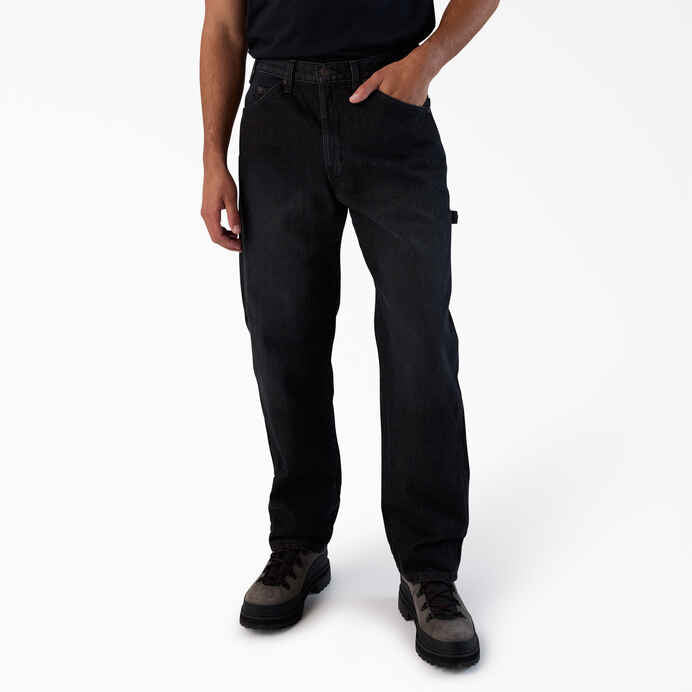 Dickies Relaxed Fit Carpenter Jeans in Black - Goodnews Skateshop