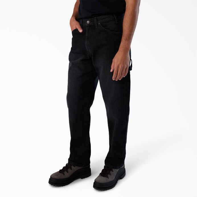 Dickies Relaxed Fit Carpenter Jeans in Black - Goodnews Skateshop