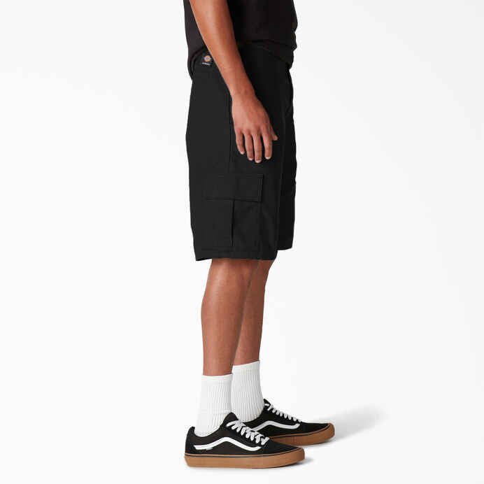 Dickies Skateboarding 11" Regular Fit Cargo Shorts in Black - Goodnews Skateshop
