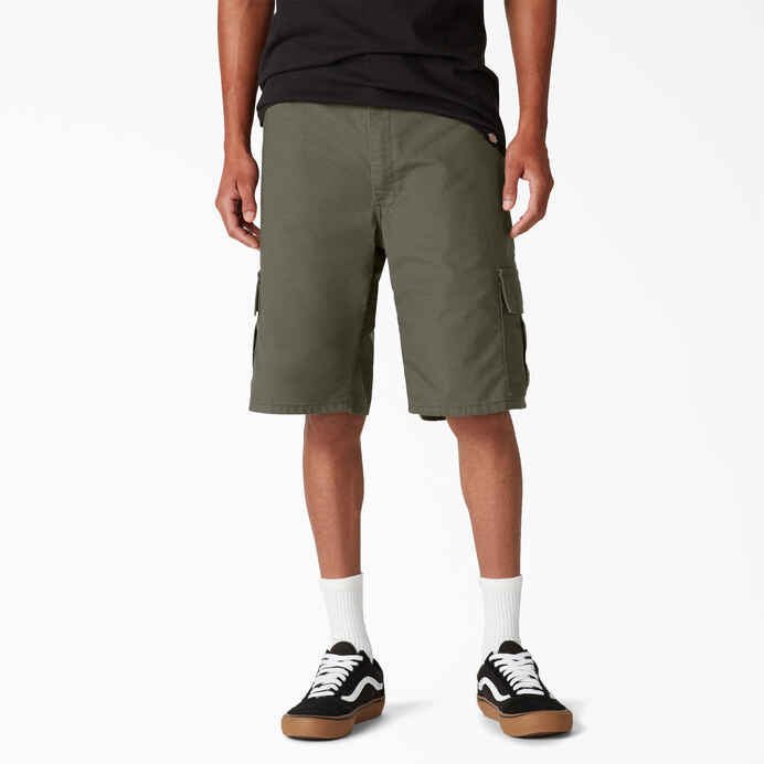 Dickies Skateboarding 11" Regular Fit Cargo Shorts in Moss Green - Goodnews Skateshop