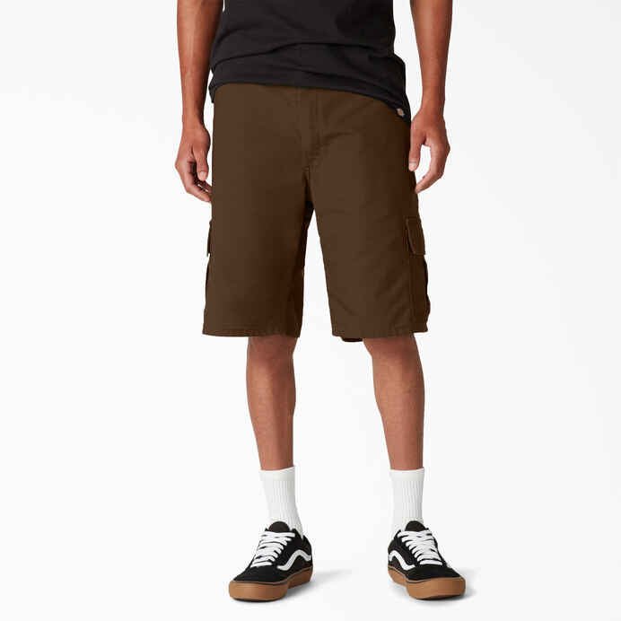 Dickies Skateboarding 11" Regular Fit Cargo Shorts in Timber Brown - Goodnews Skateshop