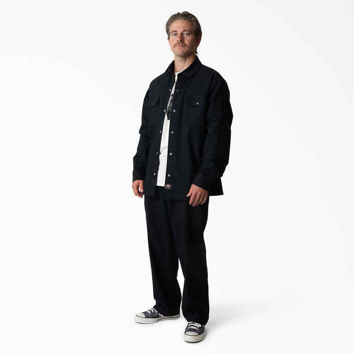 Dickies Skateboarding Mike Anderson Lined Shirt Jacket in Black - Goodnews Skateshop