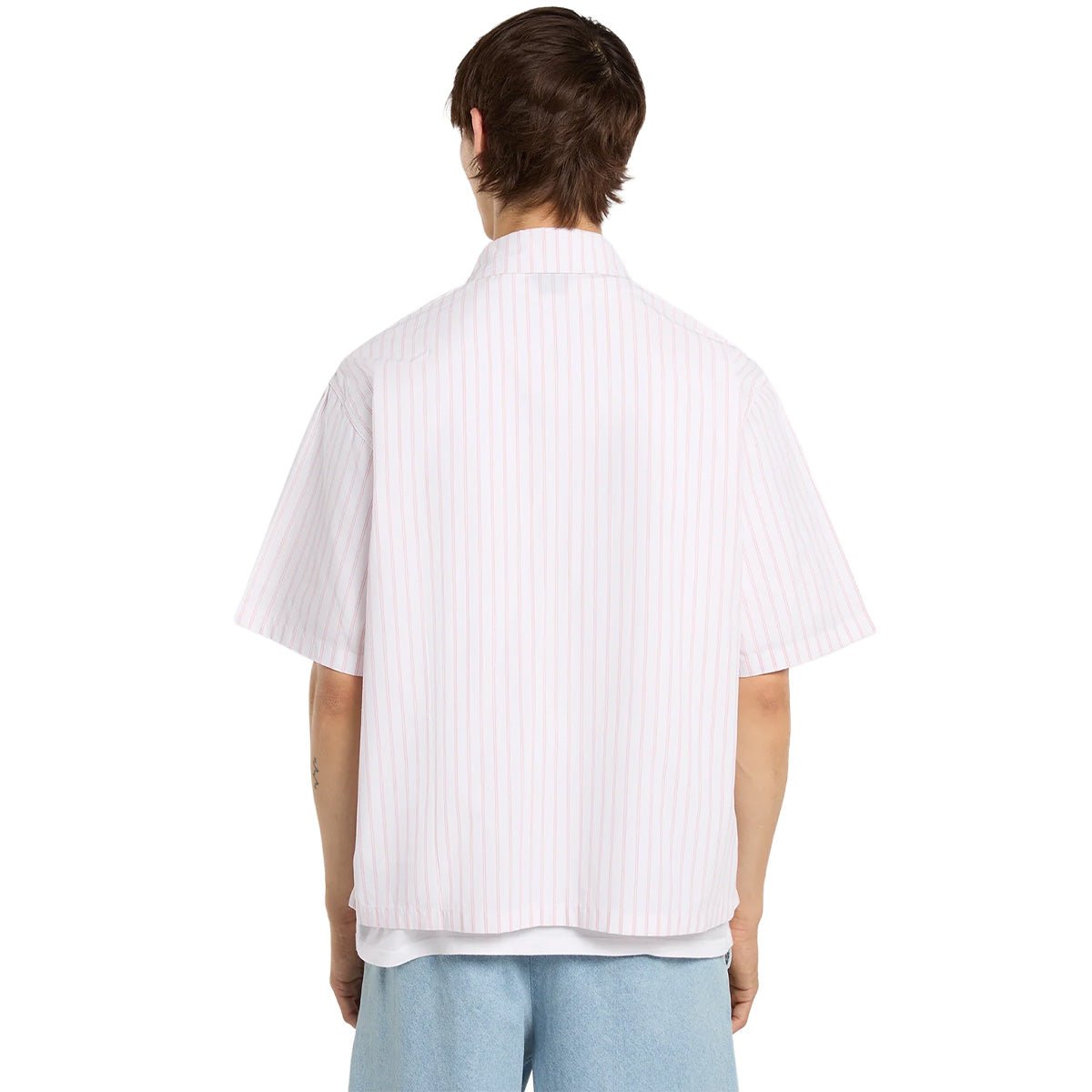 Dickies Venedocia Stripe Shirt in White - Goodnews Skateshop
