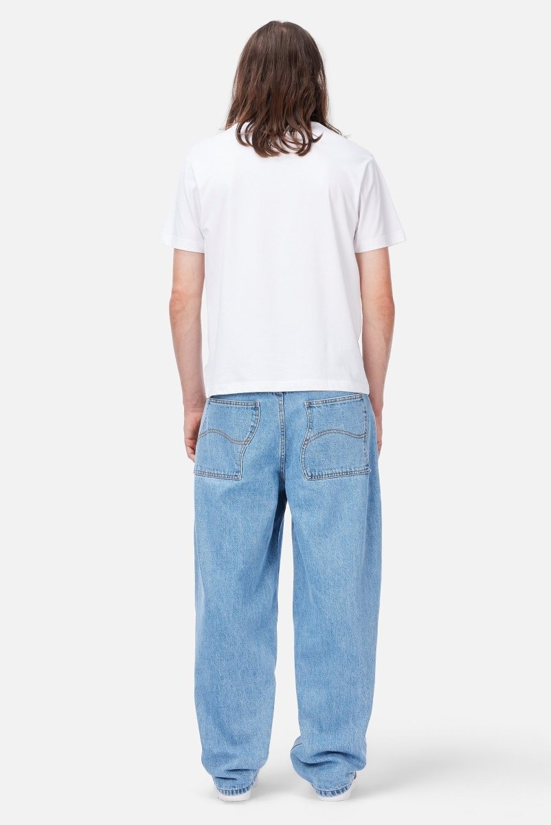 Dime Baggy Denim Pants in Premium Blue Washed - Goodnews Skateshop