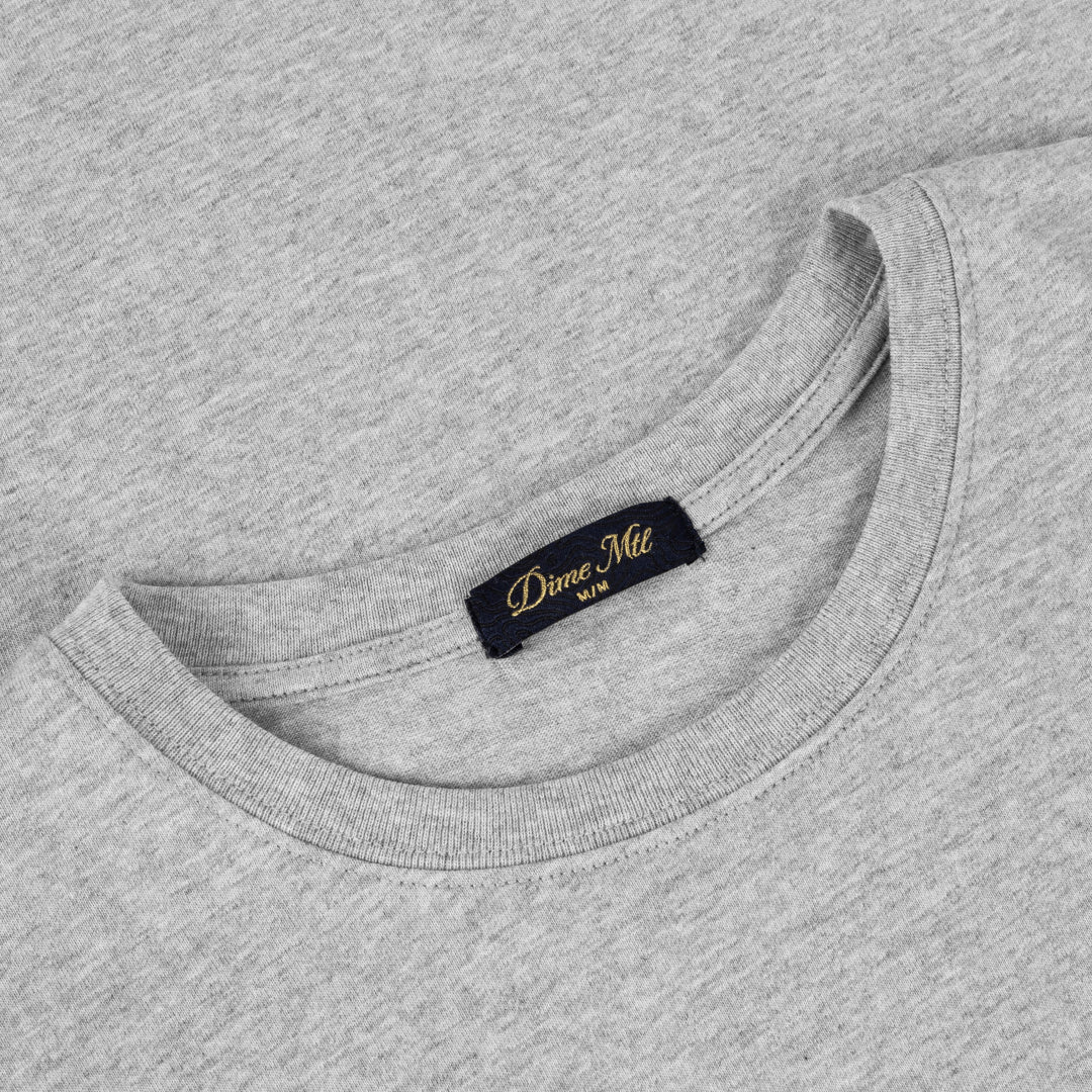 Dime Brush T-Shirt in Heather Gray - Goodnews Skateshop