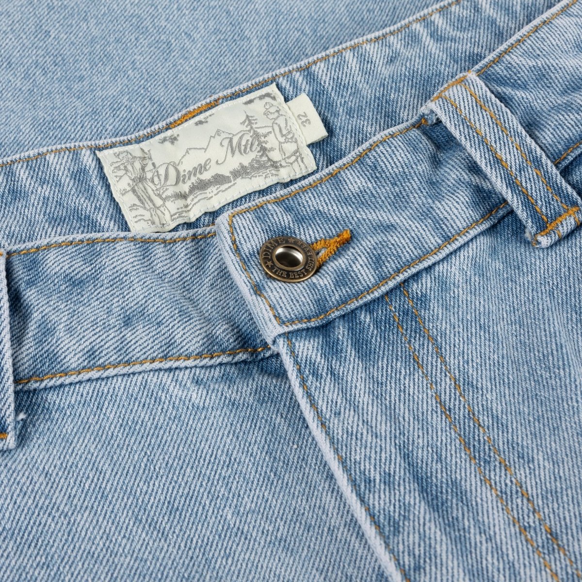 Dime Carpenter Denim Shorts in Blue Washed - Goodnews Skateshop