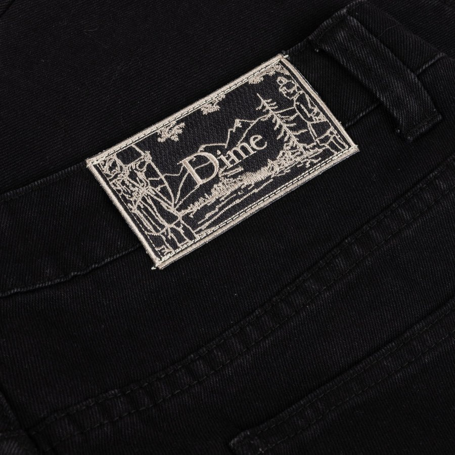 Dime Carpenter Denim Shorts in Jet Black - Goodnews Skateshop