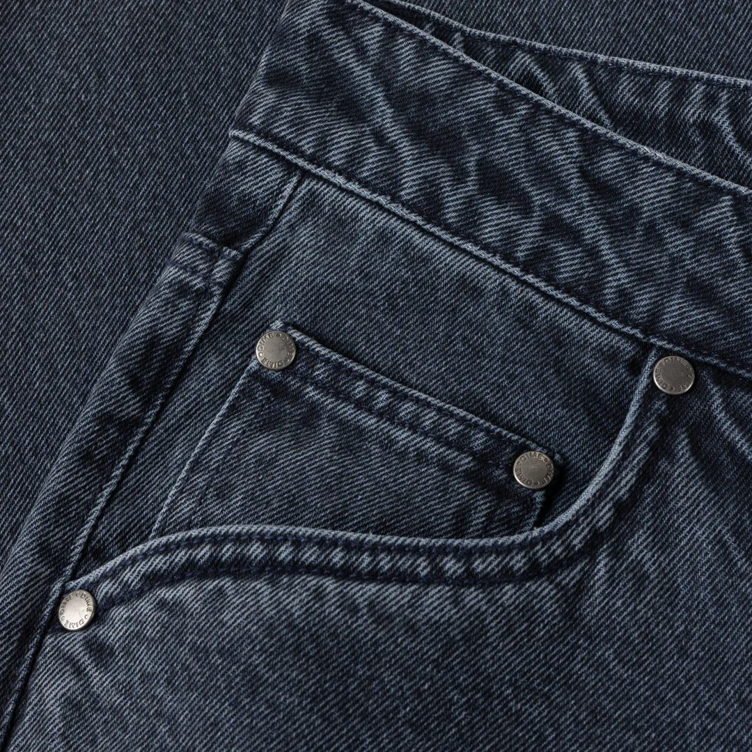 Dime Classic Baggy Denim Pants in Overdyed Blue - Goodnews Skateshop