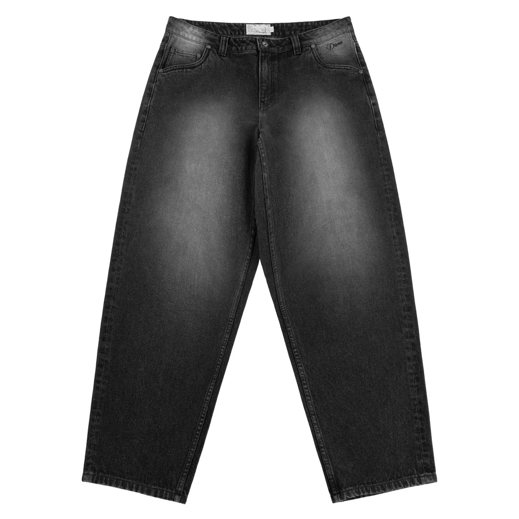 Dime Classic Baggy Denim Pants in Sandblasted Black - Goodnews Skateshop