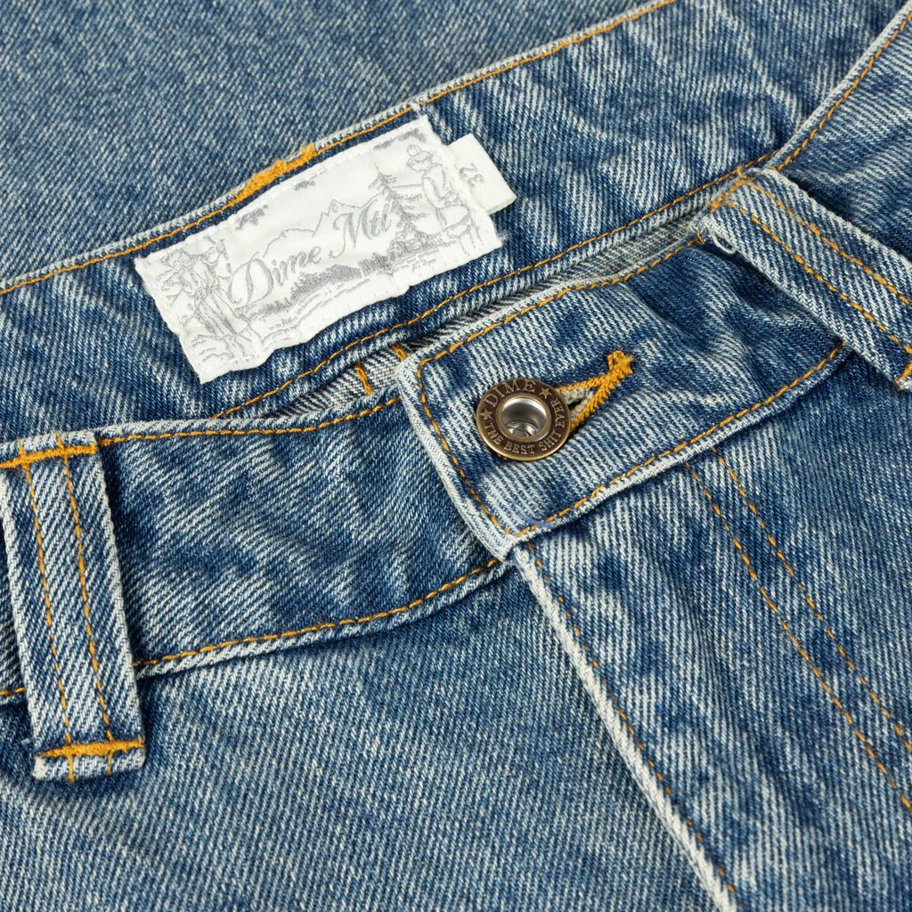 Dime Classic Denim Shorts in Sandblasted Indigo - Goodnews Skateshop
