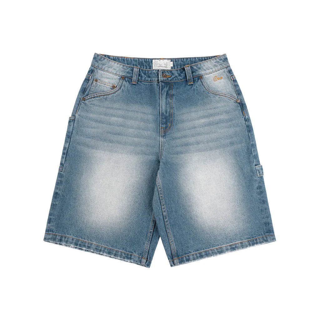 Dime Classic Denim Shorts in Sandblasted Indigo - Goodnews Skateshop
