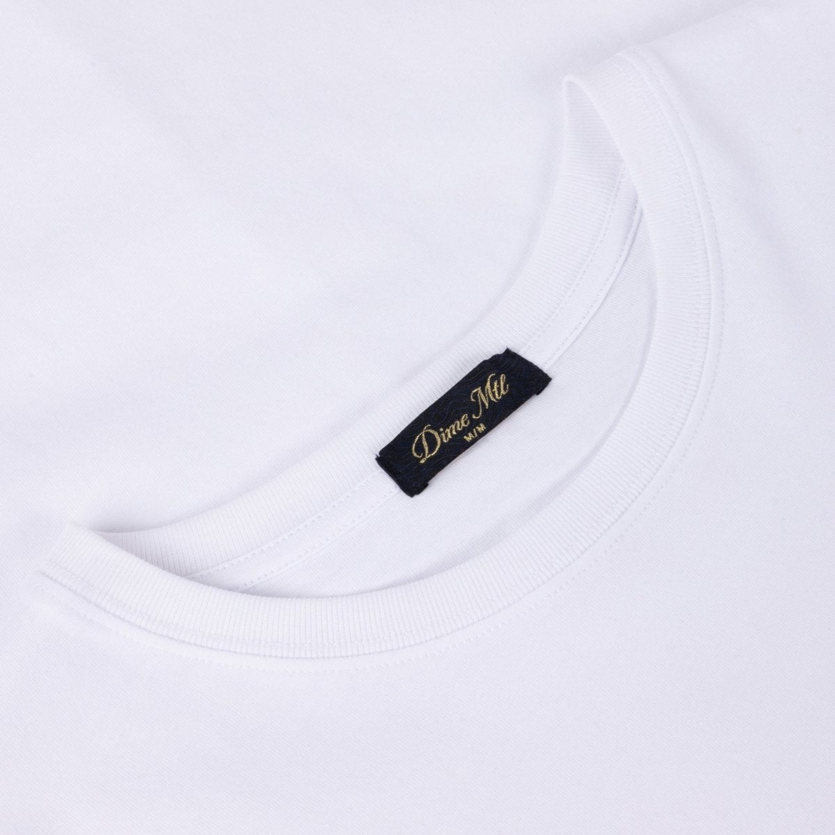 Dime Classic Logo T-Shirt in White - Goodnews Skateshop