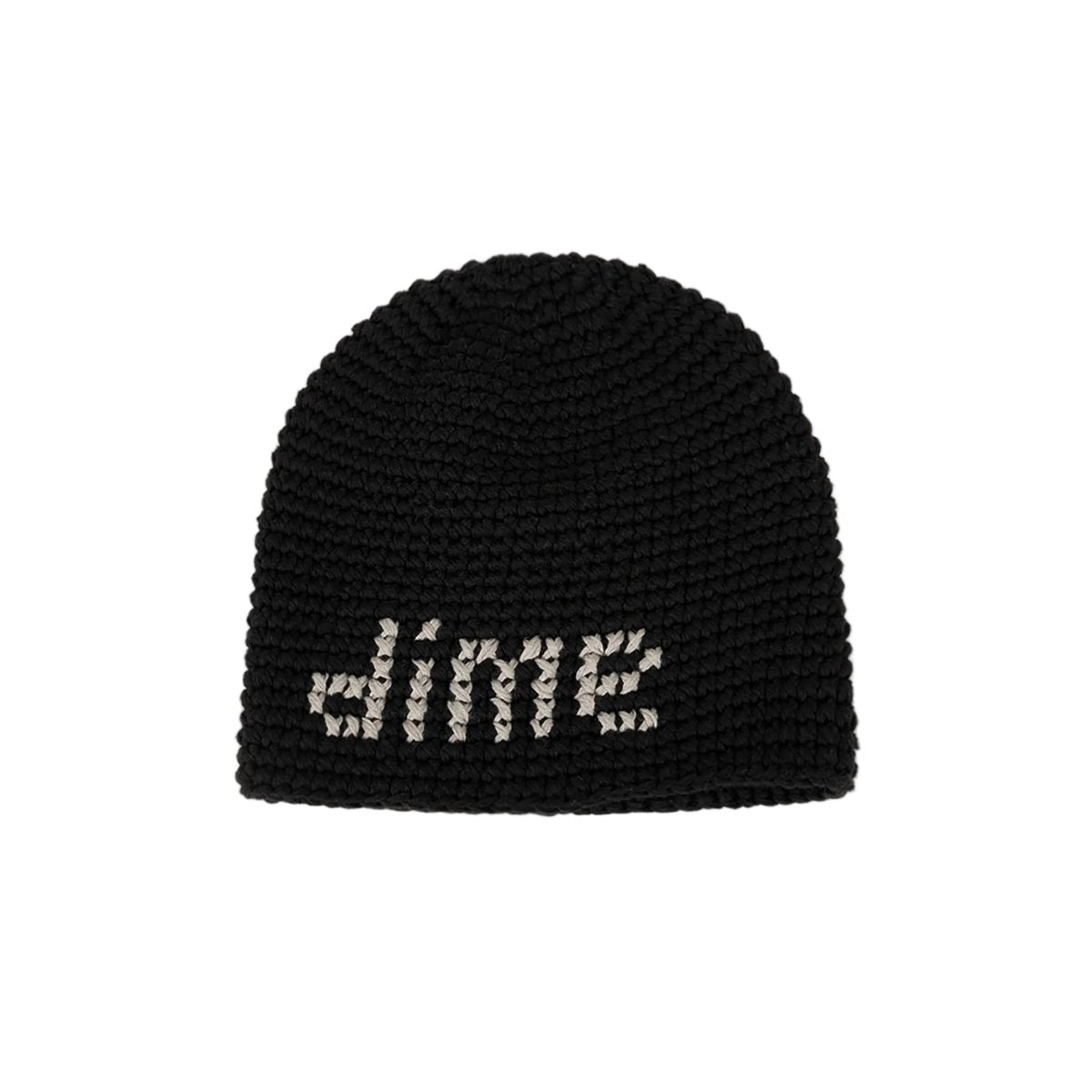 Dime Crochet Skully in Black - Goodnews Skateshop