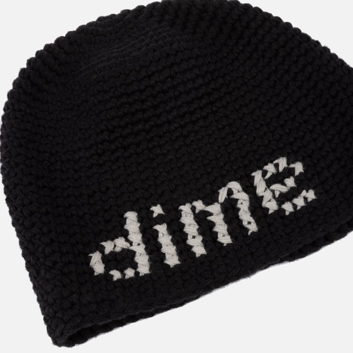 Dime Crochet Skully in Black - Goodnews Skateshop