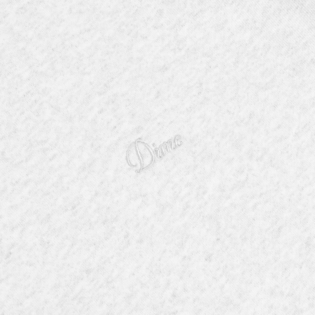 Dime Cursive Small Logo Crewneck in Ash - Goodnews Skateshop