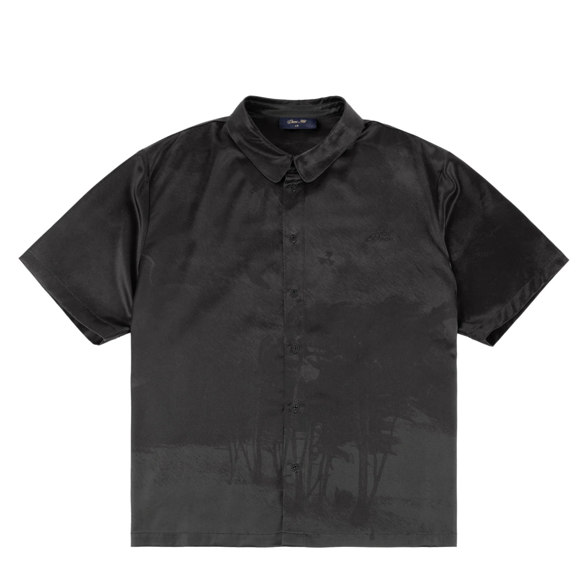 Dime Day Off Button Up in Black - Goodnews Skateshop