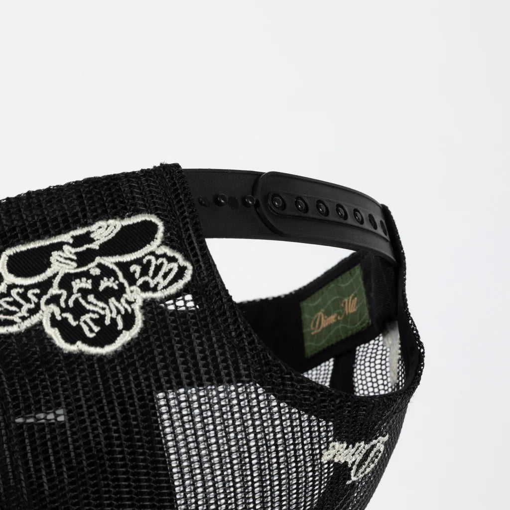 Dime Fighter Trucker Cap in Black - Goodnews Skateshop