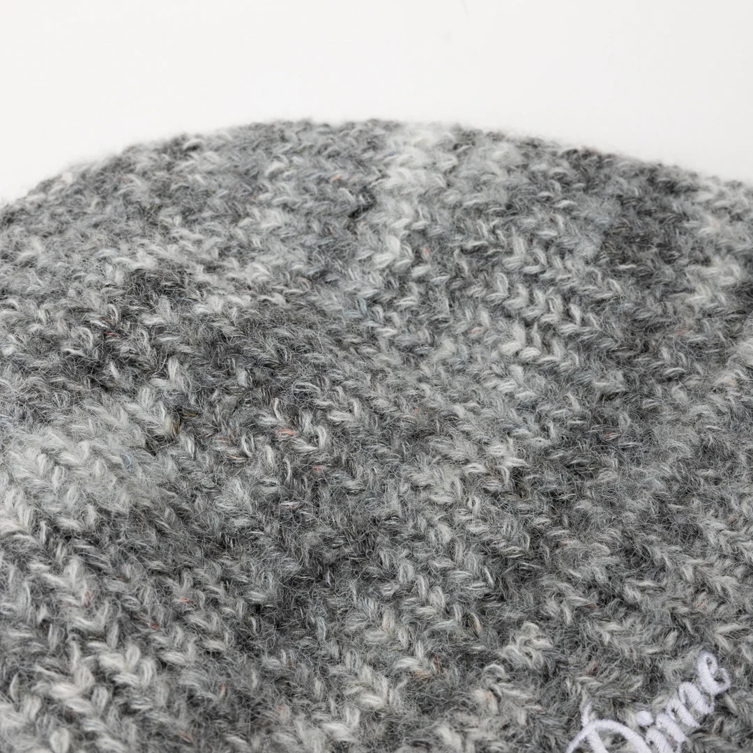Dime Fuzzy Fold Beanie in Charcoal Multi - Goodnews Skateshop