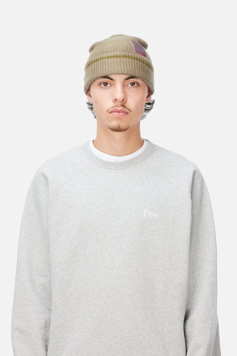 Dime Military Beanie in Taupe - Goodnews Skateshop