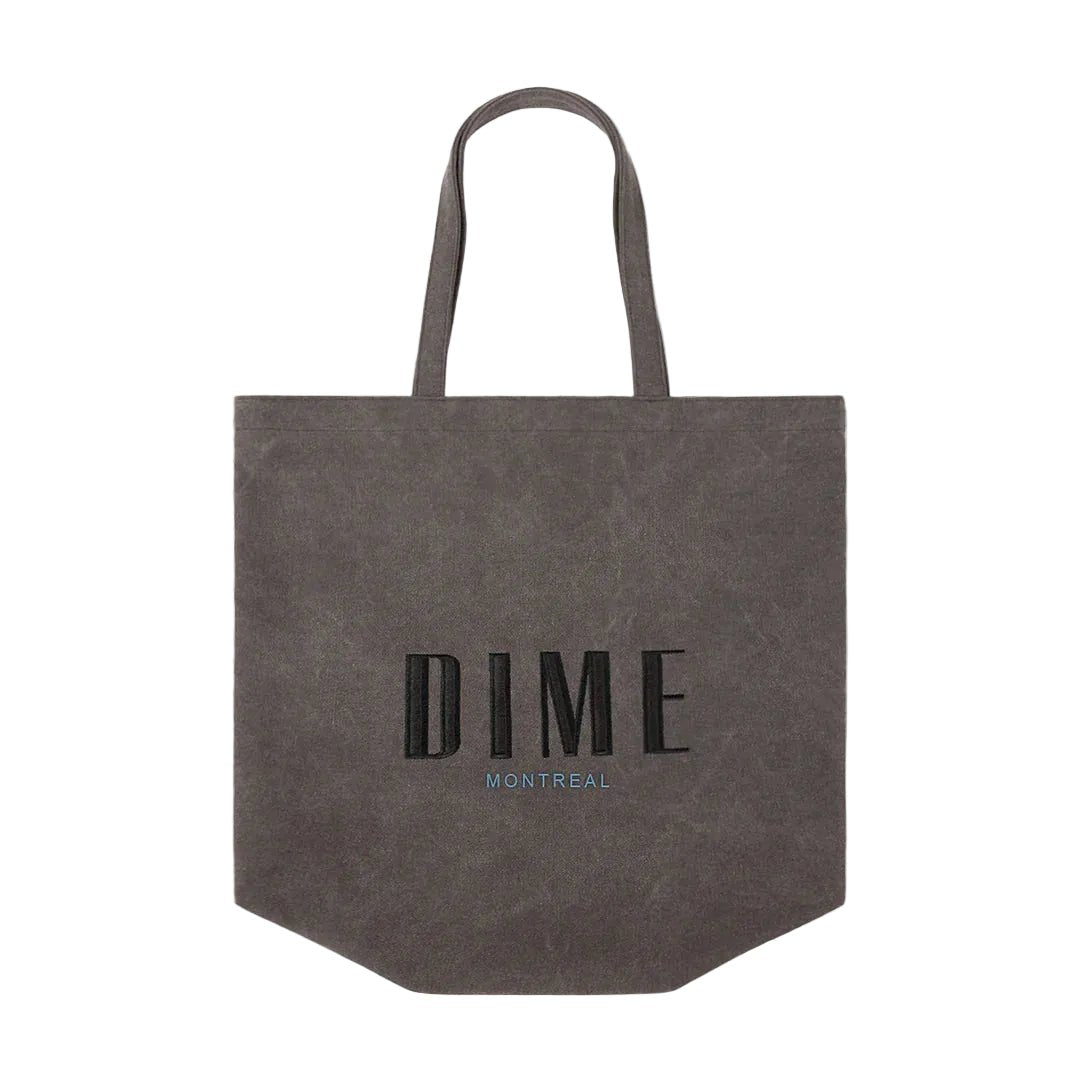 Dime Montreal Tote Bag in Charcoal - Goodnews Skateshop
