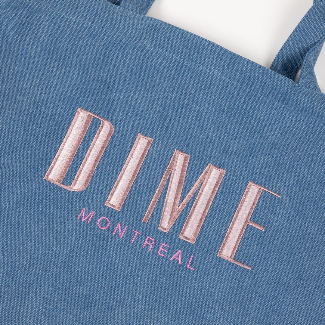 Dime Montreal Tote Bag in Ocean - Goodnews Skateshop