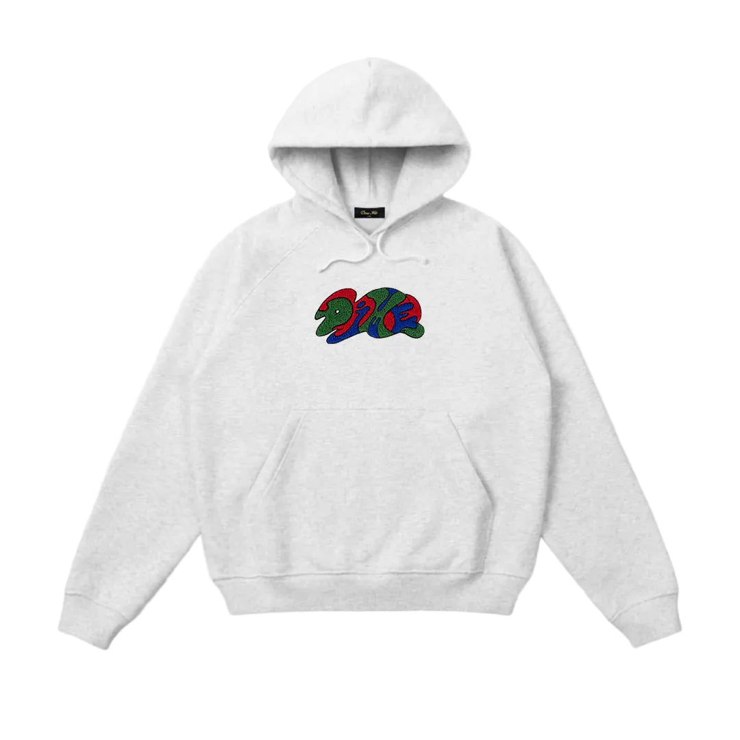 Dime Mural Hoodie in Ash - Goodnews Skateshop