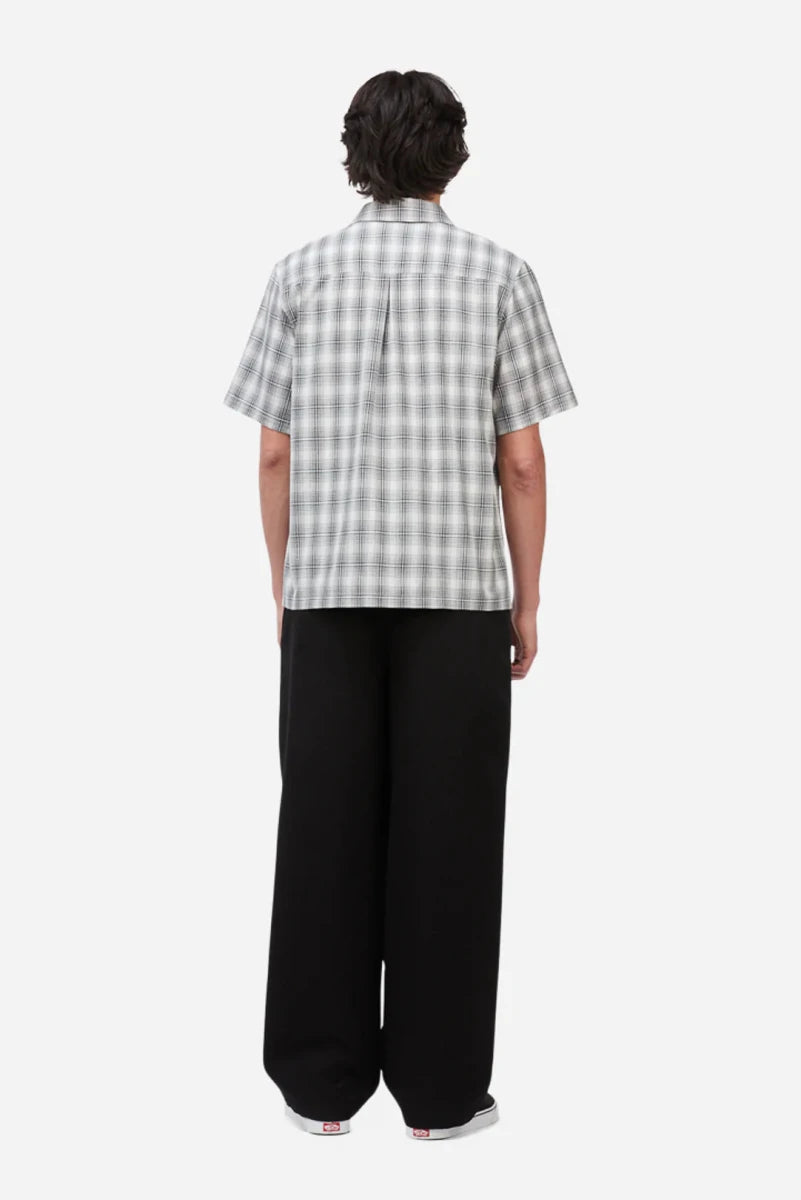Dime Plaid Button Up Shirt in Gray - Goodnews Skateshop