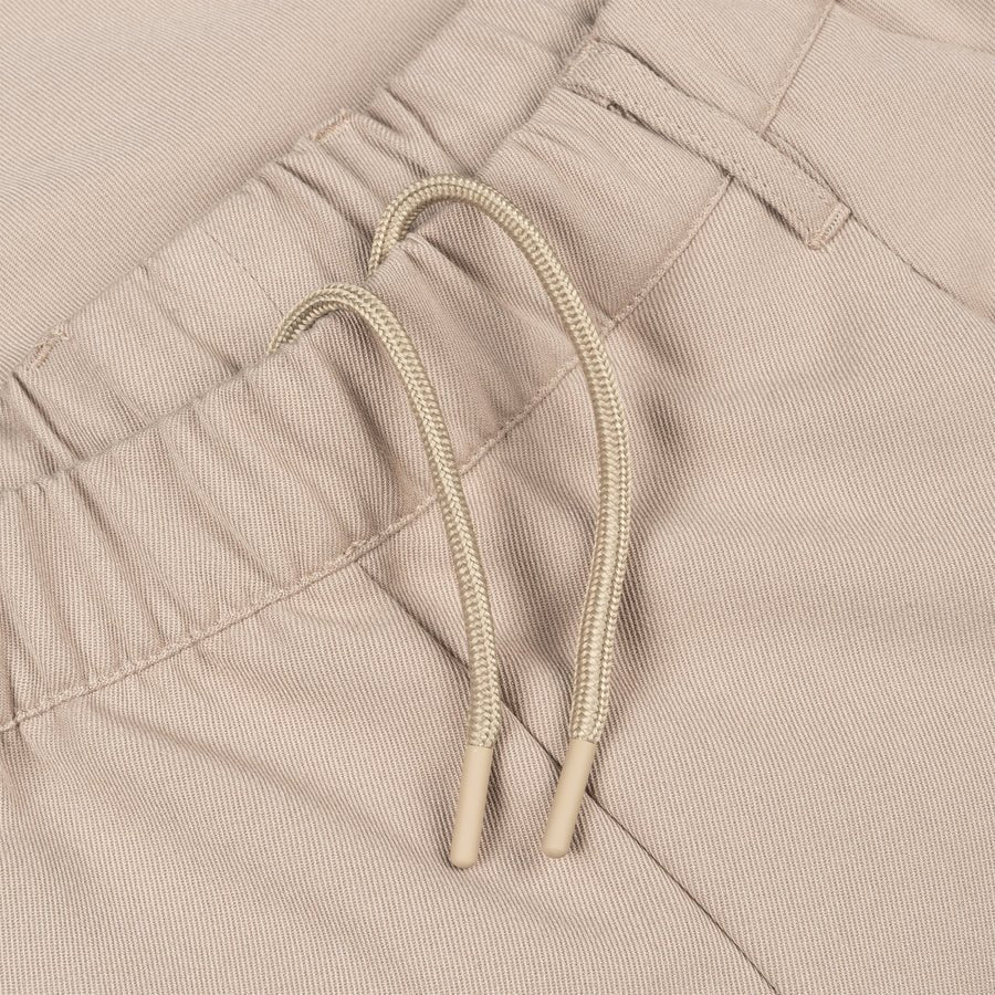 Dime Pleated Twill Shorts in Tan - Goodnews Skateshop