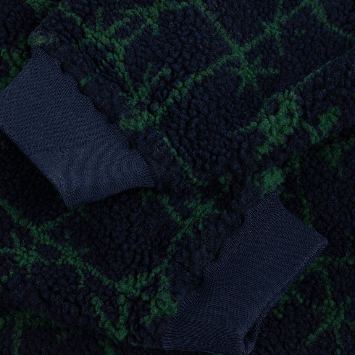 Dime Polar Fleece Sherpa Zip in Navy - Goodnews Skateshop