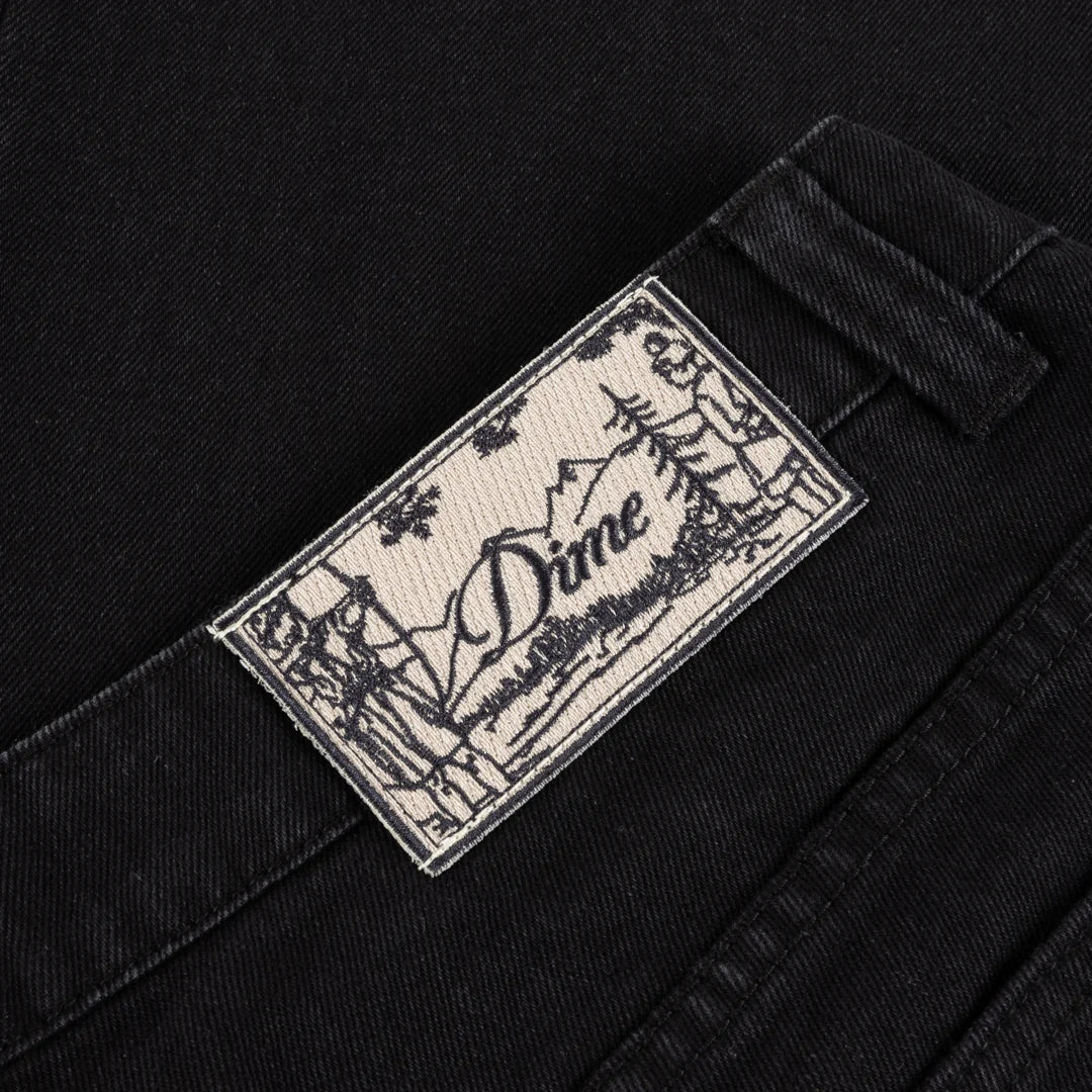 Dime Relaxed Denim Pants in Black - Goodnews Skateshop