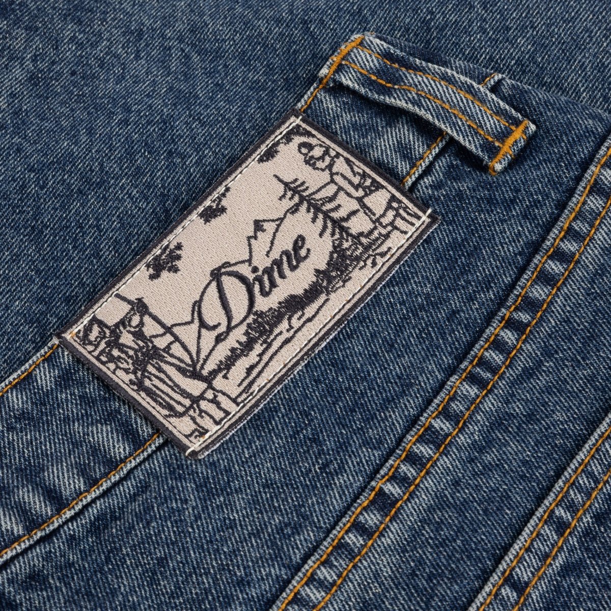 Dime Relaxed Denim Pants in Stone Washed - Goodnews Skateshop