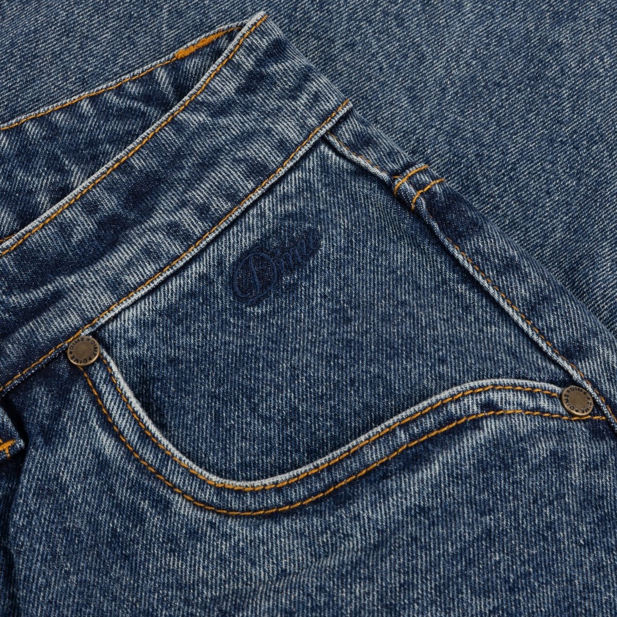Dime Relaxed Denim Pants in Stone Washed - Goodnews Skateshop