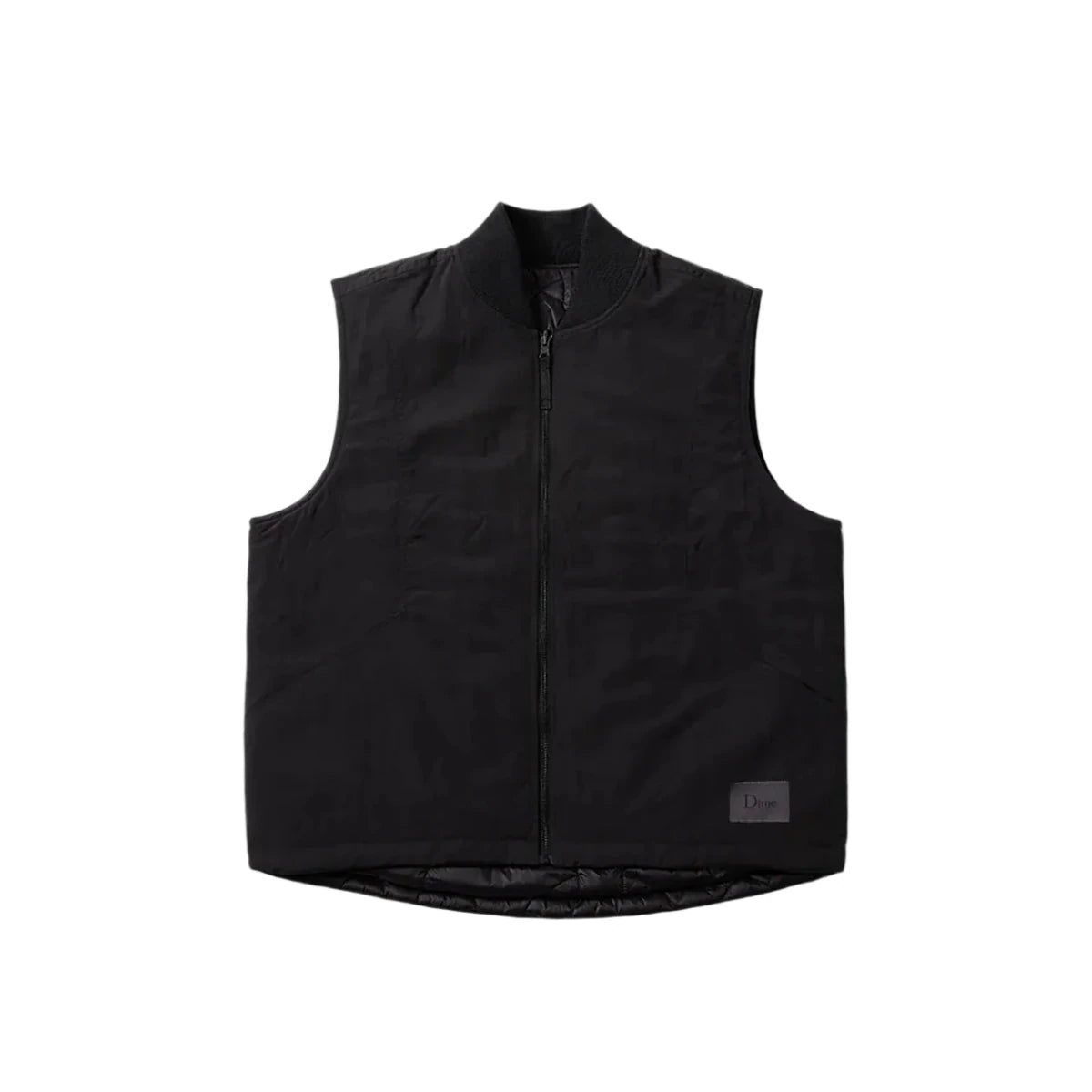 Dime Reversible Vest in Black - Goodnews Skateshop