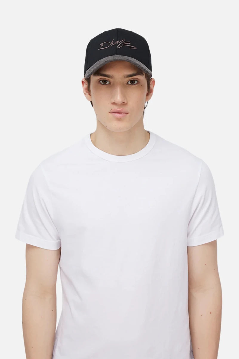 Dime Scribble Full Fit Cap in Black - Goodnews Skateshop