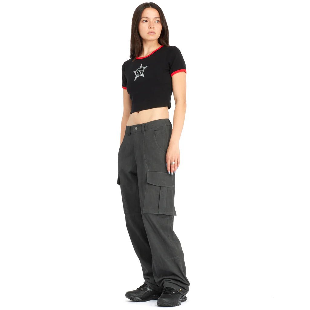 Dime Star Baby T-Shirt in Black - Goodnews Skateshop