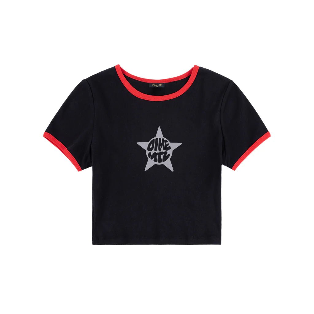 Dime Star Baby T-Shirt in Black - Goodnews Skateshop
