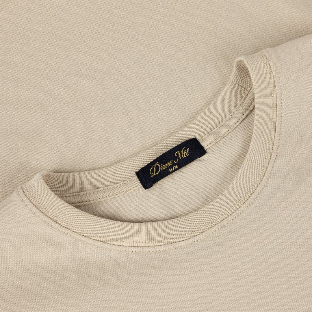 Dime Sunday T-Shirt in Beige - Goodnews Skateshop