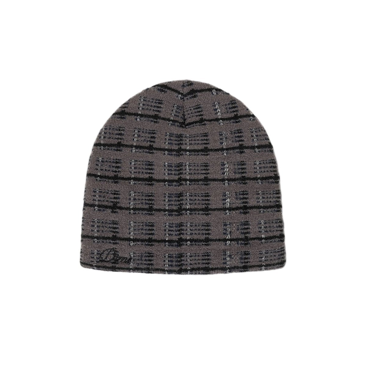 Dime Super Plaid Skully in Charcoal Multi - Goodnews Skateshop