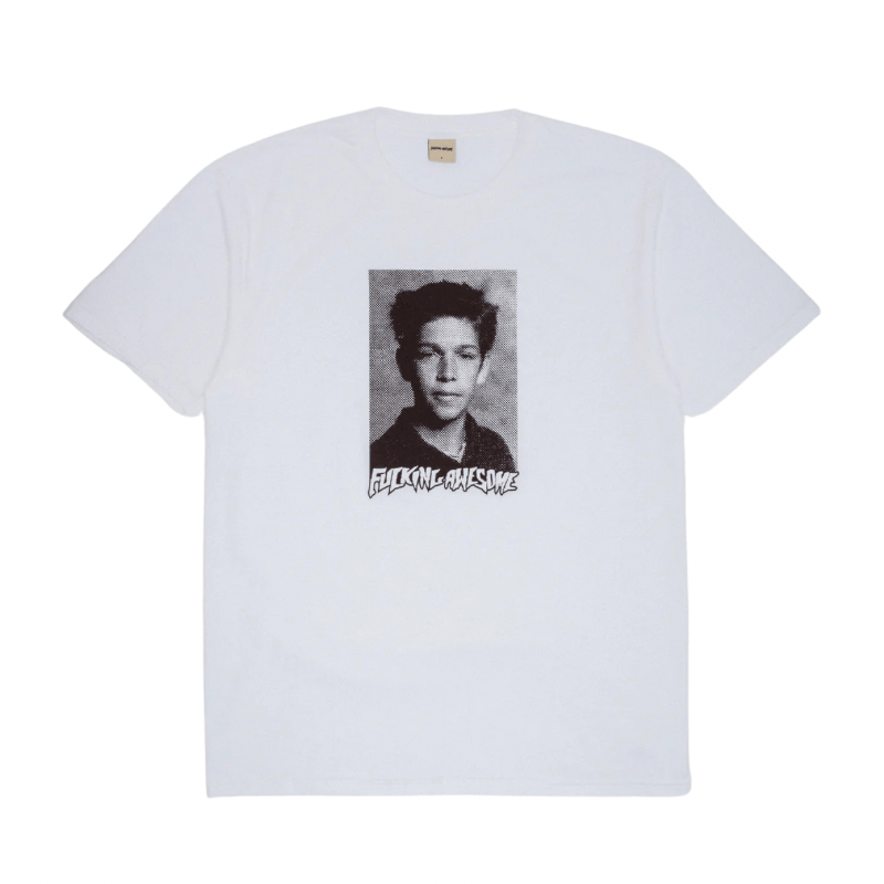 FA Gonz Class Photo T-shirt in White - Goodnews Skateshop