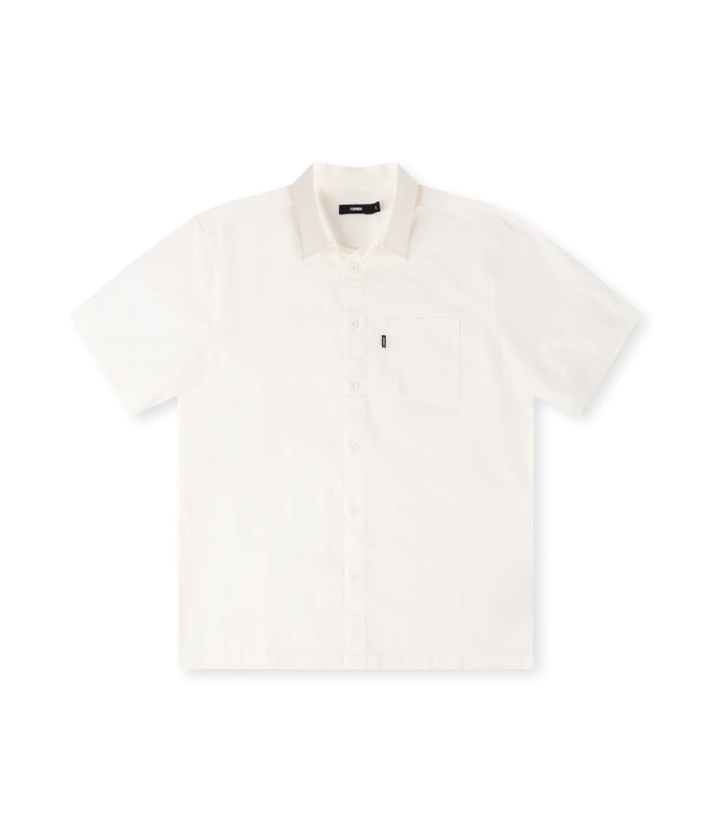 Former Legacy Short Sleeve Shirt in Bone - Goodnews Skateshop