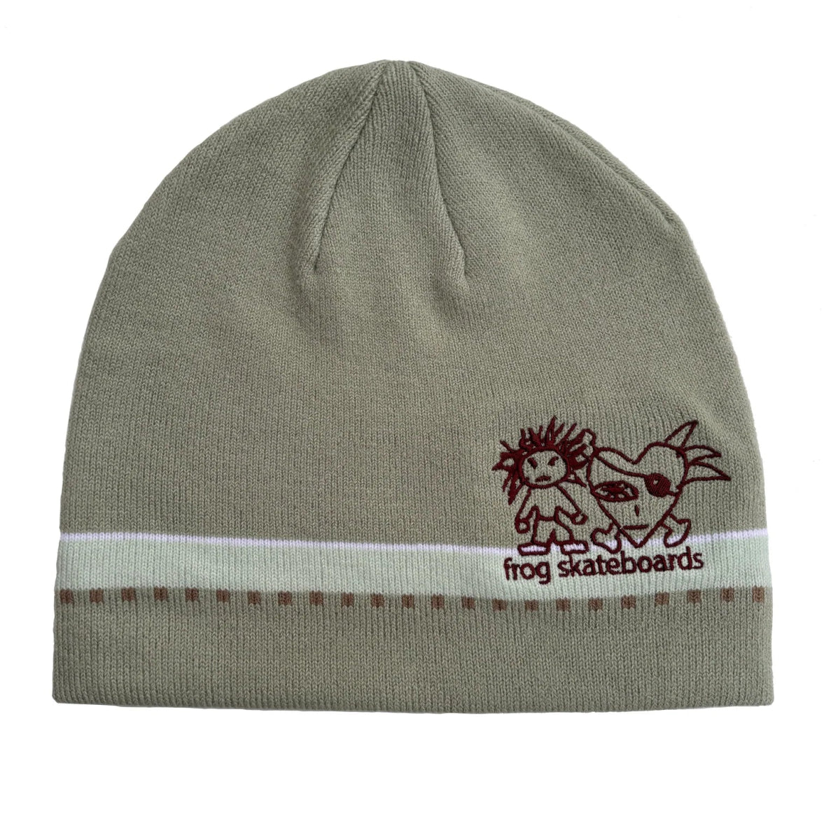 Frog Pirate Beanie in Matcha - Goodnews Skateshop