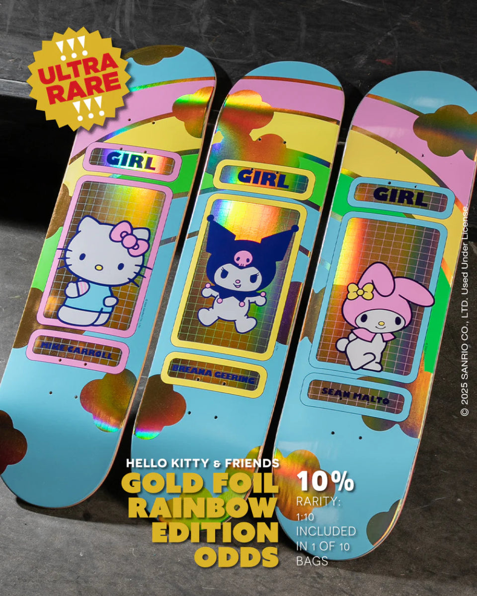 Girl Malto Hello Kitty Rainbow Deck 8.25 - Goodnews Skateshop