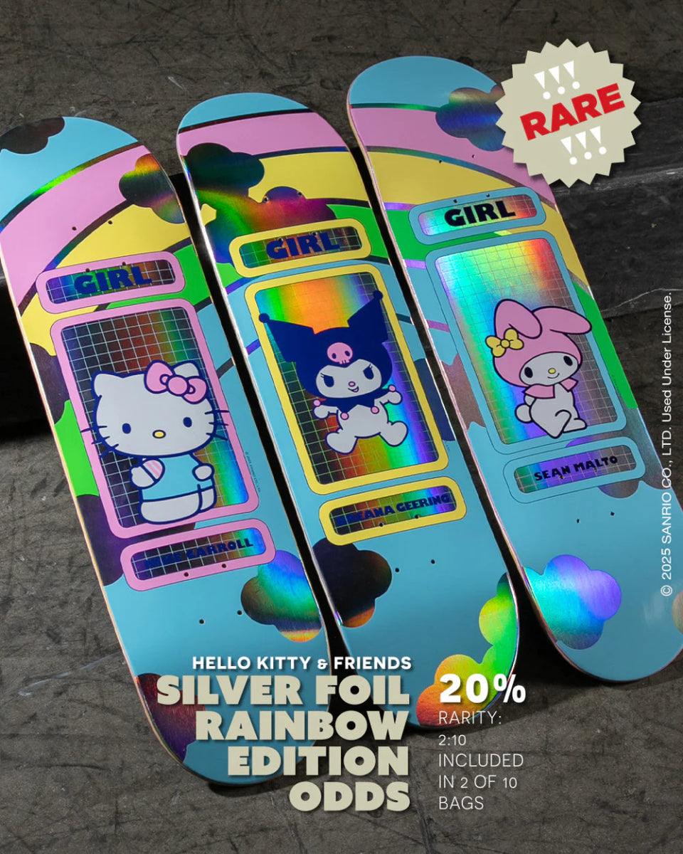 Girl Malto Hello Kitty Rainbow Deck 8.25 - Goodnews Skateshop